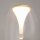 Lampe à suspendre LED aluminium verre D : 20 cm rond en or