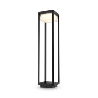 Lampadaire LED extérieur aluminium verre IP65...