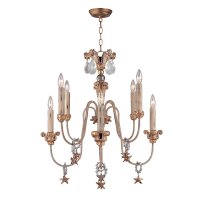 Lustre AEGARIS en or argent Ø63,5cm opulent