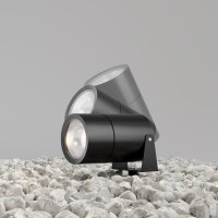 Lampe dallée LED aluminium verre 22,2 cm avec...