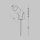 Lampadaire LED extérieur avec piquet de terre verre aluminium IP65