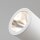 Lampe dallée LED avec piquet de terre verre aluminium IP65 blanc