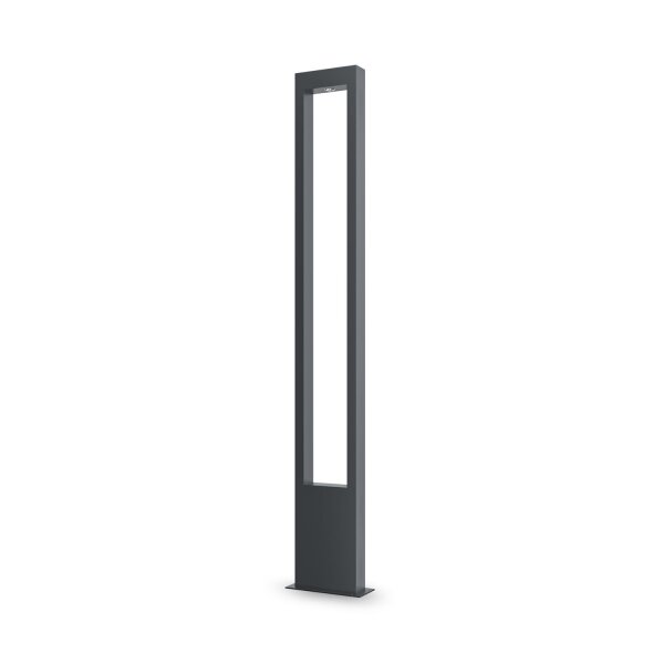 Luminaire dallée LED IP65 150 cm graphite carré