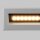 Luminaire encastré mural LED métal IP65 blanc rectangulaire 400 lm