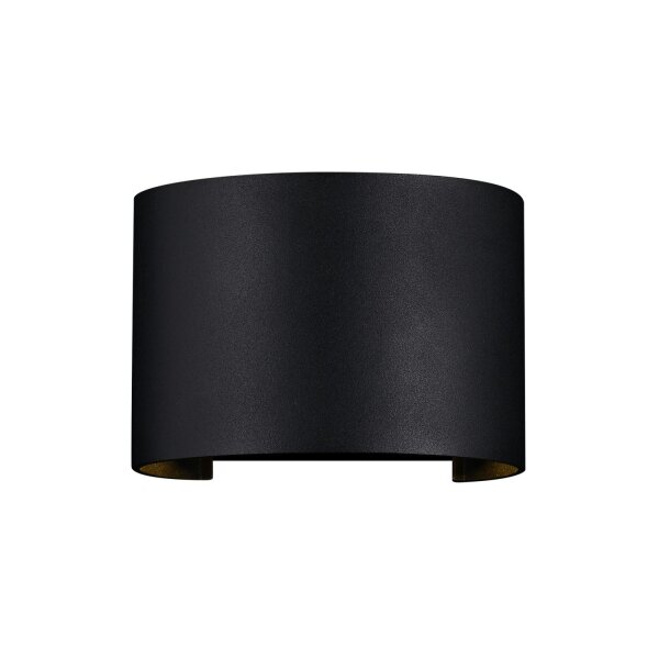 Lampe LED dextérieur murale métal IP54 Up Down 400 lm noir
