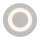 Applique murale LED encastrable aluminium IP65 120 lm blanc rond
