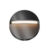 Applique LED ext&eacute;rieure aluminium &Oslash; 12 cm...