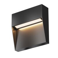 Lampe dextérieur murale LED aluminium IP54 noire...