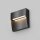 Lampe dextérieur murale LED aluminium IP54 noire carrée