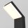 Lampadaire LED extérieur aluminium IP54 80 cm noir 660 lm