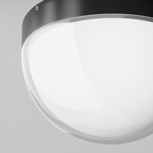 Lampe dextérieur LED aluminium IP65 3000 K lumière blanc chaud
