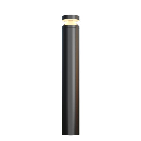 Borne déclairage LED aluminium IP65 300 lm hauteur 80 cm ronde