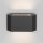 Applique LED extérieure aluminium Up Down L : 20,5 cm IP54