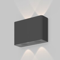 Applique murale extérieure aluminium LED IP54 L :...