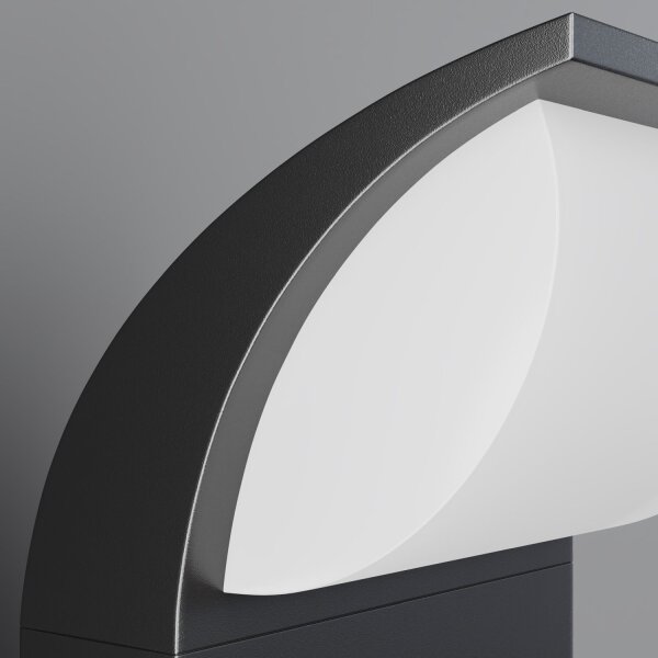 Lampe dextérieur LED aluminium 80 cm de haut IP65 graphite 450 lm