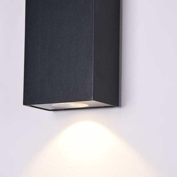Applique murale extérieure LED Métal Up Down H : 16 cm IP54 ZARA