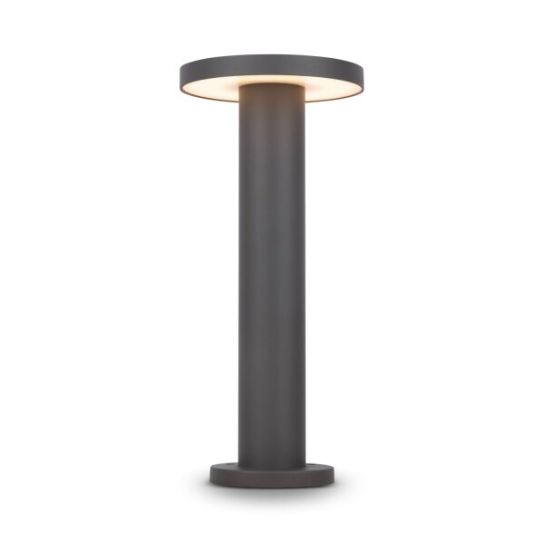 Lampadaire extérieur métal LED IP65 hauteur 40 cm graphite