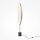 Lampadaire LED dimmable aluminium 158 cm en laiton EVA