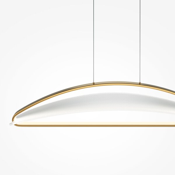 Suspension LED aluminium H : max. 325 cm en laiton