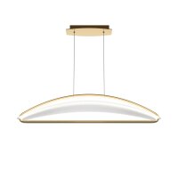 Suspension LED aluminium H : max. 325 cm en laiton