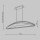 Suspension LED aluminium H : max. 325 cm en laiton