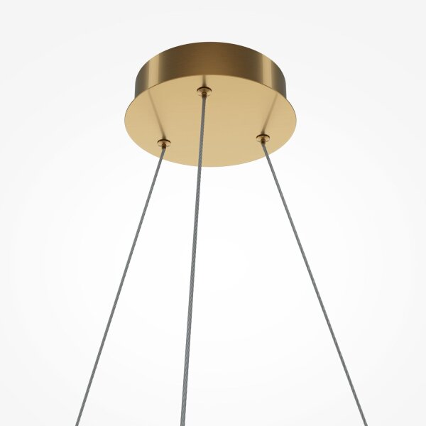 Lustre LED Aluminium D : 60 cm rond H : max. 318 cm