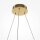 Lustre LED Aluminium D : 60 cm rond H : max. 318 cm