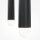 Suspension aluminium LED 26 cm de large noir blanc