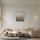 Suspension aluminium LED 26 cm de large noir blanc