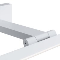 Lampe de miroir LED métal L : 49,5 cm blanc...