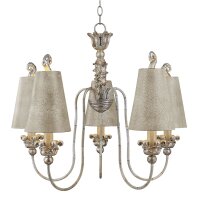 Abat-jour Lustre en argent or Ø83cm Salle à...