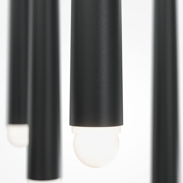 Lampe LED à suspendre Aluminium L : 32 cm H : max. 369,3 cm ronde