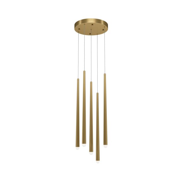 Suspension LED aluminium changement de couleur 2600-3500 K ronde