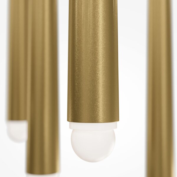 Suspension LED aluminium changement de couleur 2600-3500 K ronde