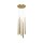 Suspension LED aluminium changement de couleur 2600-3500 K ronde