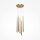Suspension LED aluminium changement de couleur 2600-3500 K ronde