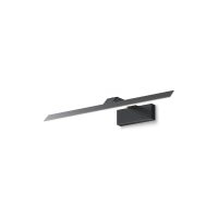 Lampe de miroir m&eacute;tal LED L : 52 cm noir...