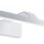 Lampe LED pour miroir métal 52 cm de large blanc allongé