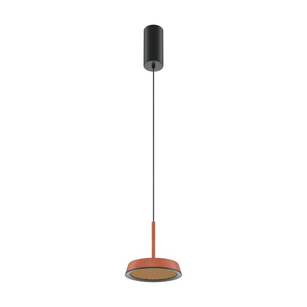 Lampe LED à suspendre Aluminium Ø 15,3 cm rond H : max. 327 cm