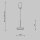 Lampe LED à suspendre Aluminium Ø 15,3 cm rond H : max. 327 cm
