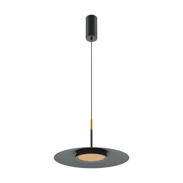 Luminaire suspendu LED aluminium blanc chaud 3000 K 500 lm rond