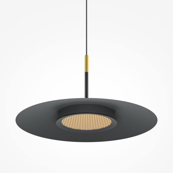 Luminaire suspendu LED aluminium blanc chaud 3000 K 500 lm rond