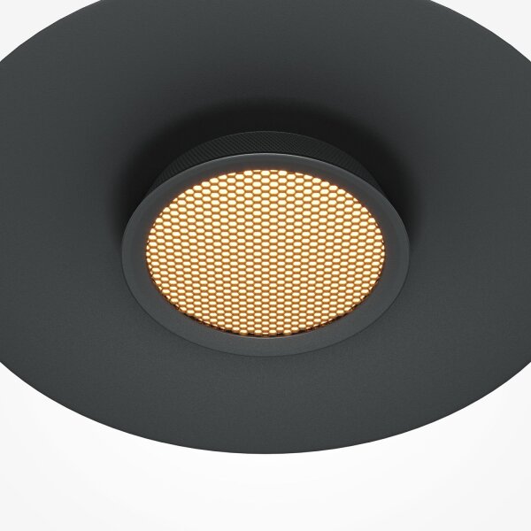 Luminaire suspendu LED aluminium blanc chaud 3000 K 500 lm rond