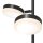 Lampadaire LED métal ajustable 145 cm noir 1000 lm