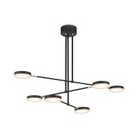 Plafonnier métal LED ajustable noir 2500 lm