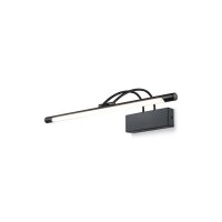 Lampe à tableau LED métal 55 cm large noir...
