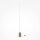 Lampadaire LED variateur métal 145 cm en laiton 2600 lm