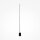Lampadaire LED à intensité variable Métal 145 cm de haut Noir