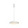 Lampe à suspendre LED métal ronde D : 40 cm H : max. 347 cm Blanc