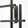 Applique LED aluminium hauteur 78 cm noir 750 lm LINA